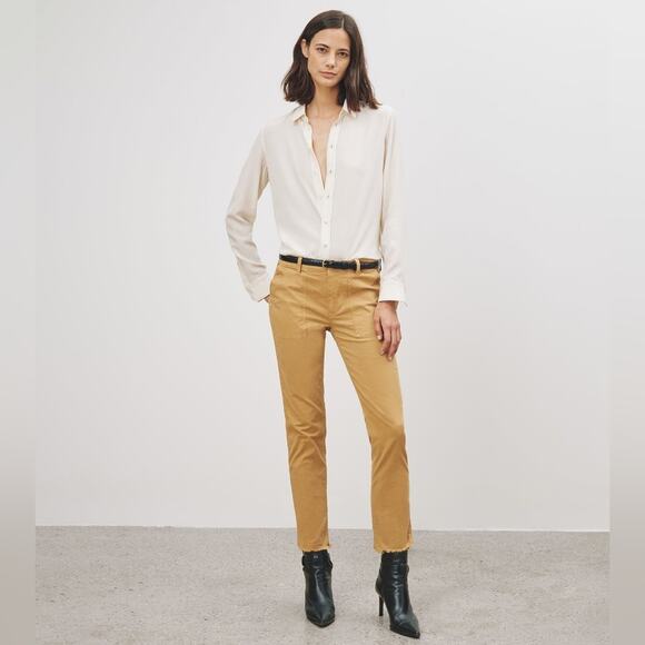 NEW Nili Lotan camel Jenna Pants size 12